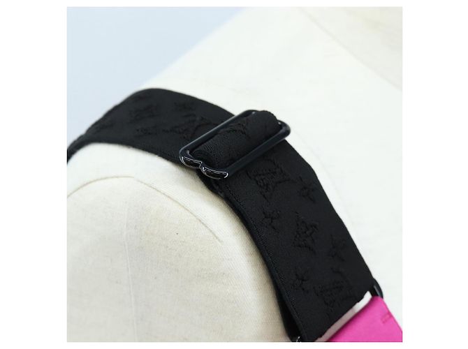 Abito Tank LOUIS VUITTON Abito camicia pezzo unico Nylon 38 Rosa LV Auth 203730M - vista 5