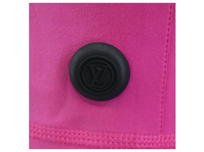 Abito Tank LOUIS VUITTON Abito camicia pezzo unico Nylon 38 Rosa LV Auth 203730M - vista 8