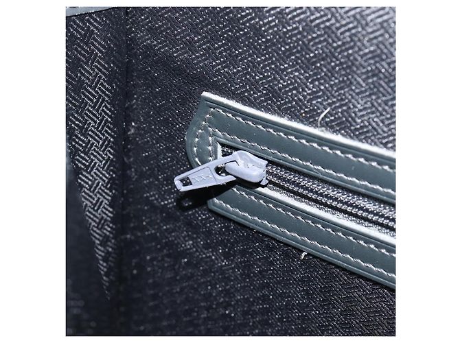 Borsa a tracolla Christian Dior Trotter Canvas Nero Oro Auth 206120V D'oro - vista 21