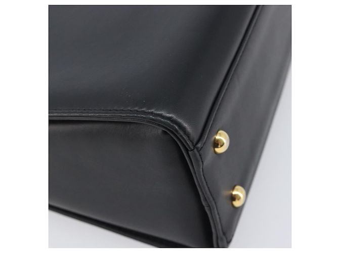 Borsa VALENTINO in pelle nera e oro autentica bs37410A Nero D'oro - vista 9