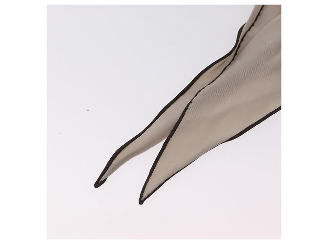 Hermès Foulard Twilly HERMES in seta Beige Auth bs37313 - vista 11