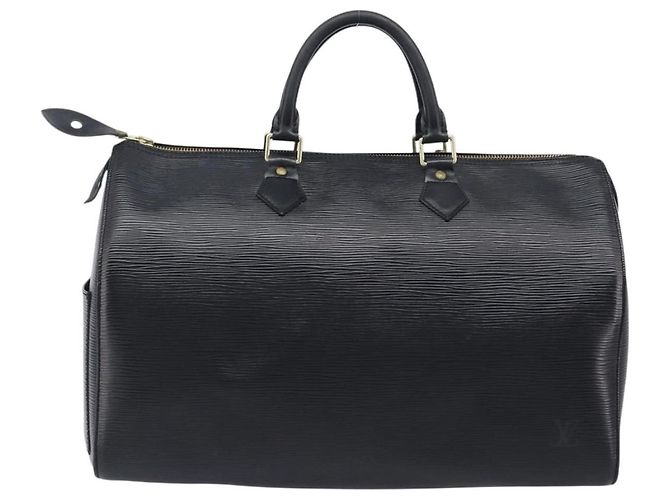 LOUIS VUITTON Epi Speedy 30 Borsa a Mano Noir Black M43002 LV Auth 199637V Nero - vista 2