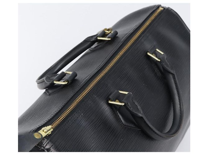 LOUIS VUITTON Epi Speedy 30 Borsa a Mano Noir Black M43002 LV Auth 199637V Nero - vista 6