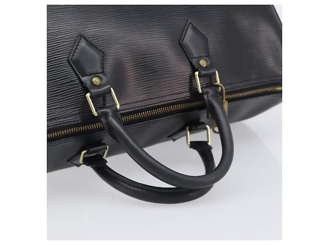 LOUIS VUITTON Epi Speedy 30 Borsa a Mano Noir Black M43002 LV Auth 199637V Nero - vista 7