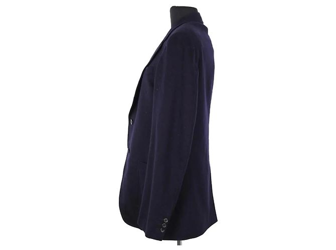Prada Navy Blue Cashmere Jacket - view 3