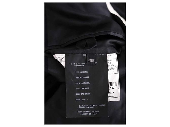 Prada Navy Blue Cashmere Jacket - view 6