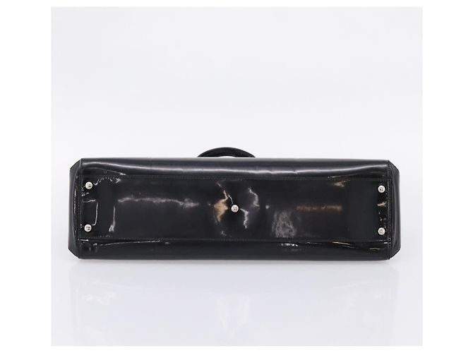 Borsa CARTIER Marcello de Cartier SM Vernice Nera Argento Auth bs37151 Nero - vista 11