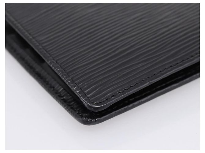 LOUIS VUITTON Epi Portefeuille Marco Bifold Wallet Black M63652 LV Auth 206143V Negro - vista 16