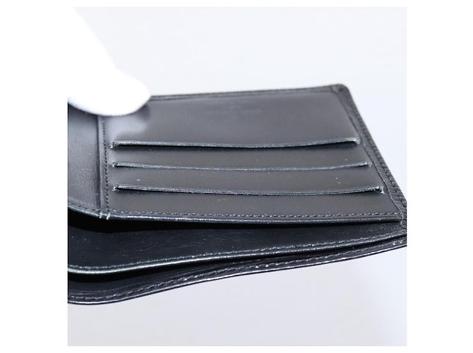 LOUIS VUITTON Epi Portefeuille Marco Bifold Wallet Black M63652 LV Auth 206143V Negro - vista 18