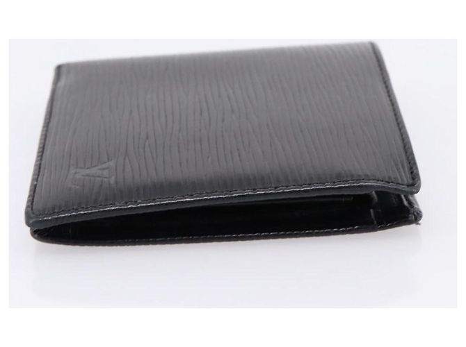 LOUIS VUITTON Epi Portefeuille Marco Bifold Wallet Black M63652 LV Auth 206143V Negro - vista 3