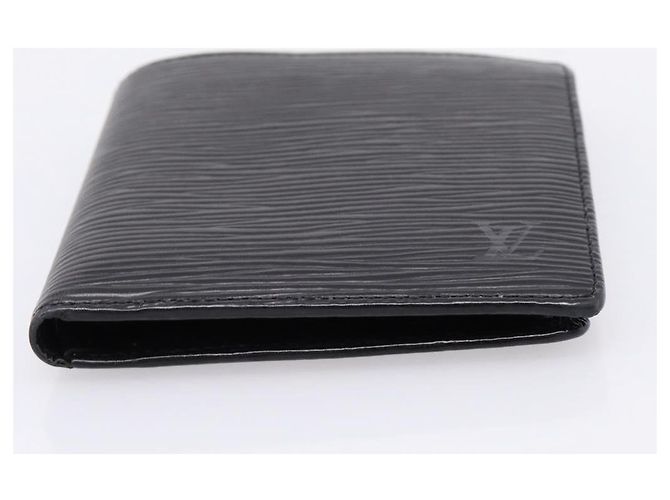 LOUIS VUITTON Epi Portefeuille Marco Bifold Wallet Black M63652 LV Auth 206143V Negro - vista 6