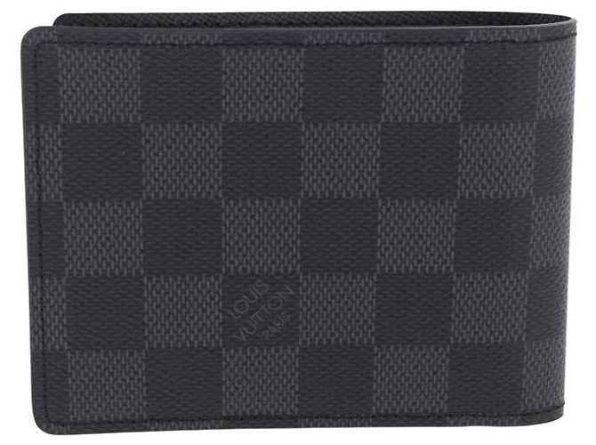 LOUIS VUITTON Damier Graphite Portefeuille Multripru Wallet N63258 Auth ki6882V Damier ebene - vista 13