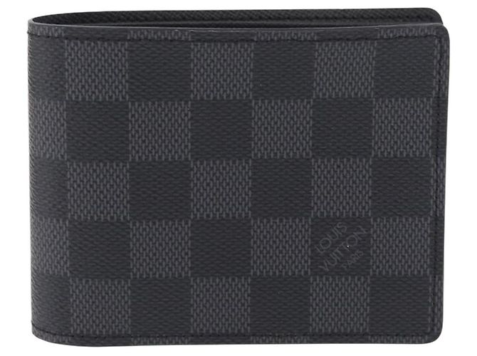 LOUIS VUITTON Damier Graphite Portefeuille Multripru Wallet N63258 Auth ki6882V Damier ebene - vista 2