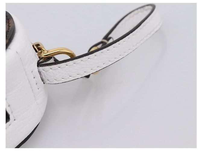 Porte-clé pochette FENDI Zucca Canvas Marron Or Auth bs37390A Doré - vue 7