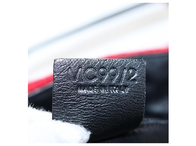 Céline Borsa a spalla CELINE in tessuti lavorati a maglia Rosso Argento Auth 203021V - vista 12