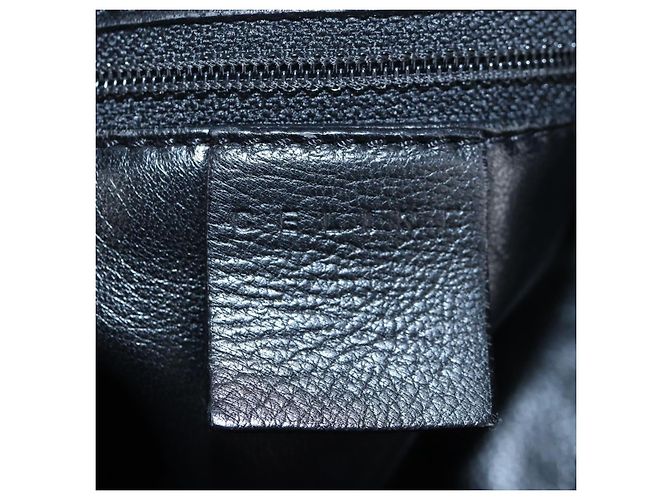 Céline Borsa a spalla CELINE in tessuti lavorati a maglia Rosso Argento Auth 203021V - vista 22