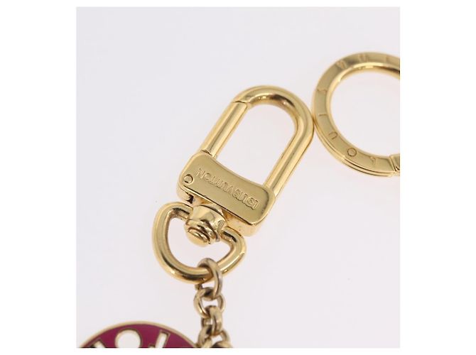 LOUIS VUITTON Porte Cles Chainne Looping Metal Multicolor M66005 LV Auth mr3034A Multicolore - vista 11