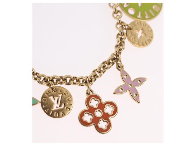 LOUIS VUITTON Porte Cles Chainne Looping Metal Multicolor M66005 LV Auth mr3034A Multicolore - vista 3