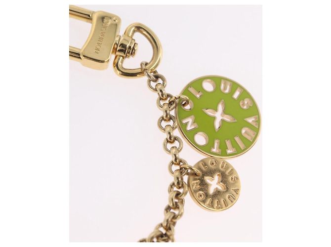 LOUIS VUITTON Porte Cles Chainne Looping Metal Multicolor M66005 LV Auth mr3034A Multicolore - vista 4