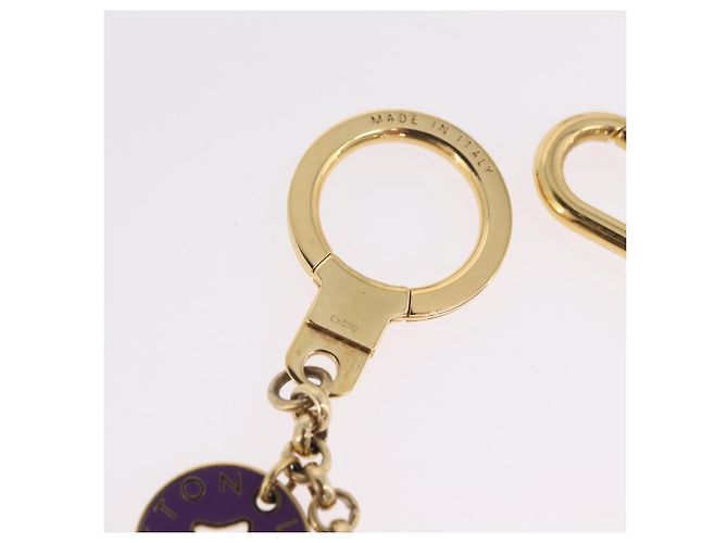 LOUIS VUITTON Porte Cles Chainne Looping Metal Multicolor M66005 LV Auth mr3034A Multicolore - vista 6