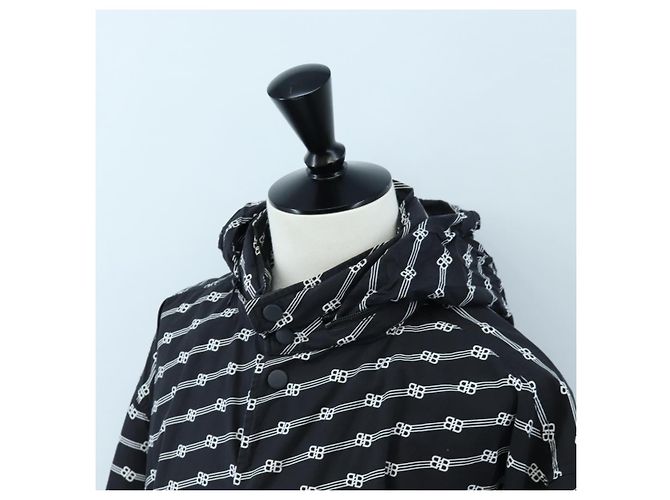 Camicia a maniche corte BALENCIAGA in cotone 39 Nero Auth 203728M - vista 12