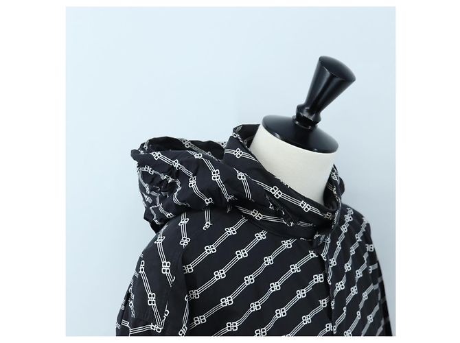 Camicia a maniche corte BALENCIAGA in cotone 39 Nero Auth 203728M - vista 13