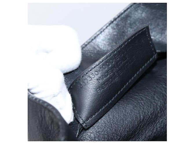 Borsa a mano Balenciaga Mini Paper A4 in pelle nera e argento 357330 Auth mr2968A Nero - vista 11