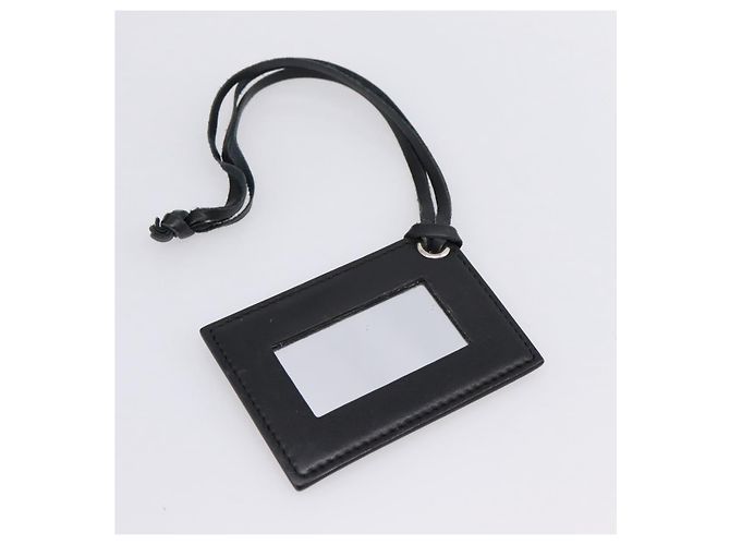 Borsa a mano Balenciaga Mini Paper A4 in pelle nera e argento 357330 Auth mr2968A Nero - vista 12