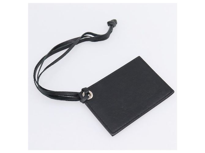 Borsa a mano Balenciaga Mini Paper A4 in pelle nera e argento 357330 Auth mr2968A Nero - vista 24