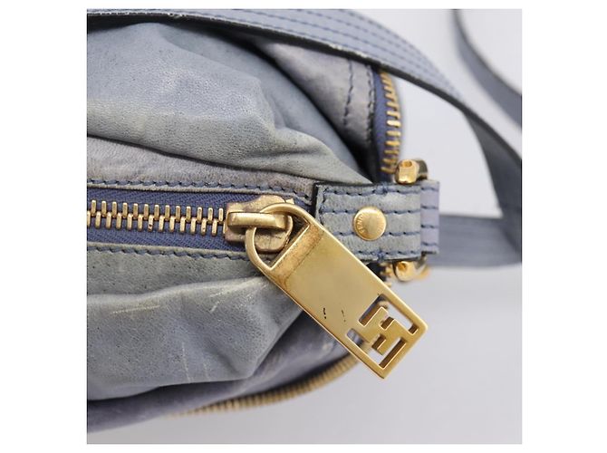 Borsa a mano FENDI in pelle 2way Viola Oro YX1 2461 Auth ka6396 D'oro Porpora - vista 22