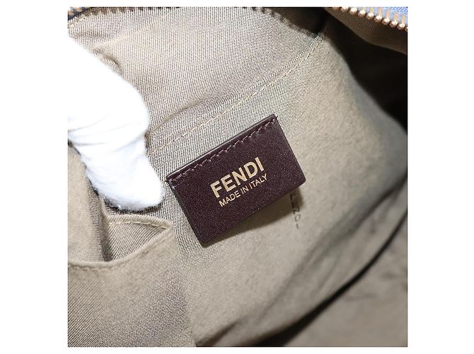 Borsa a mano FENDI in pelle 2way Viola Oro YX1 2461 Auth ka6396 D'oro Porpora - vista 23