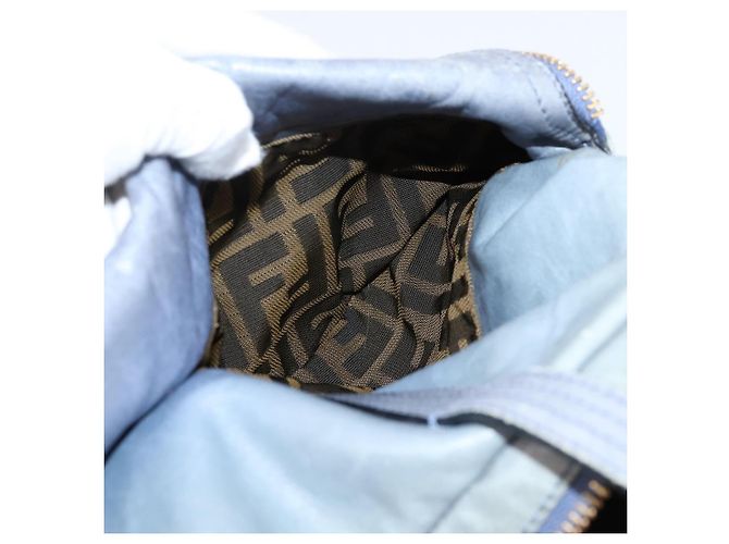 Borsa a mano FENDI in pelle 2way Viola Oro YX1 2461 Auth ka6396 D'oro Porpora - vista 28