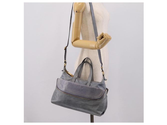 Borsa a mano FENDI in pelle 2way Viola Oro YX1 2461 Auth ka6396 D'oro Porpora - vista 29