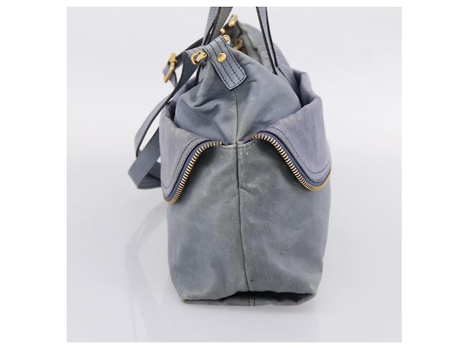 Borsa a mano FENDI in pelle 2way Viola Oro YX1 2461 Auth ka6396 D'oro Porpora - vista 4