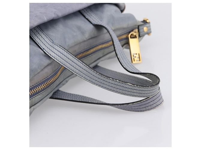 Borsa a mano FENDI in pelle 2way Viola Oro YX1 2461 Auth ka6396 D'oro Porpora - vista 7