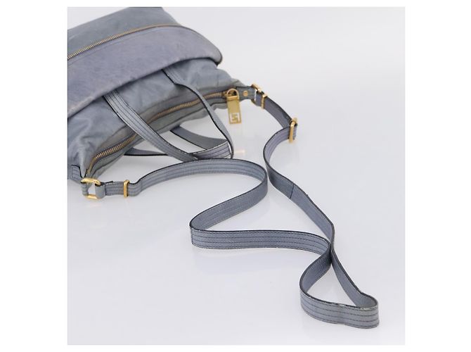Borsa a mano FENDI in pelle 2way Viola Oro YX1 2461 Auth ka6396 D'oro Porpora - vista 8