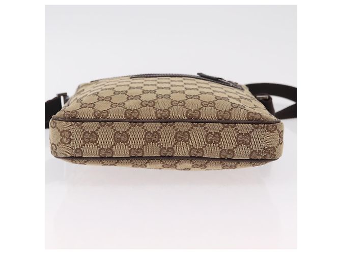 GUCCI GG Canvas Schultertasche Beige Silver 92551 Auth ep16248 Silber - Ansicht 10