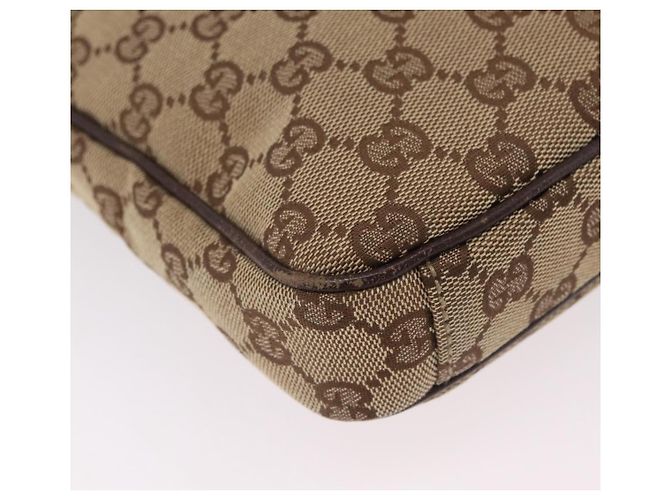 GUCCI GG Canvas Schultertasche Beige Silver 92551 Auth ep16248 Silber - Ansicht 11