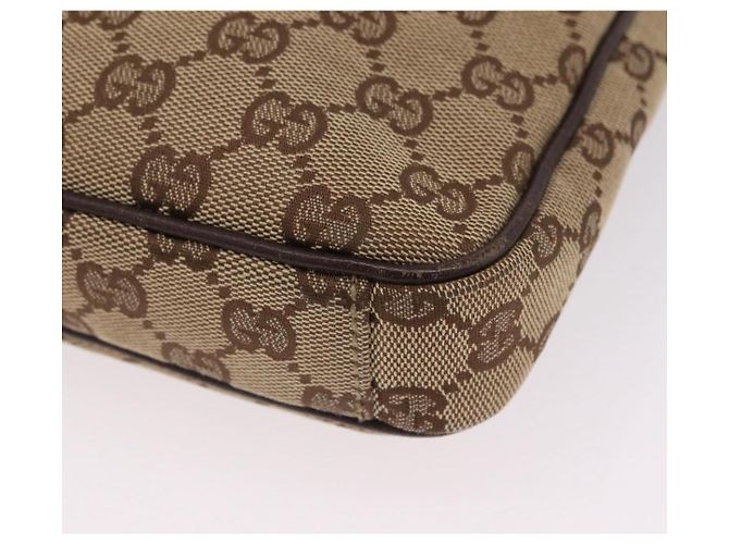 GUCCI GG Canvas Schultertasche Beige Silver 92551 Auth ep16248 Silber - Ansicht 12