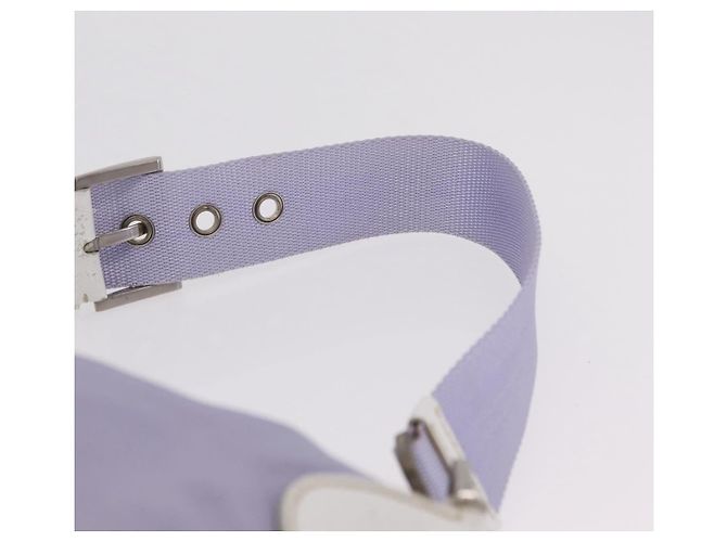 PRADA Schultertasche Nylon Purple Silver Auth mr2990 Silber Lila - Ansicht 15