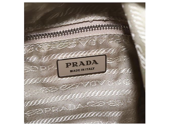 PRADA Schultertasche Nylon Purple Silver Auth mr2990 Silber Lila - Ansicht 22