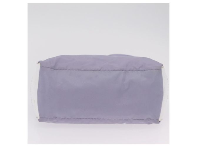 PRADA Schultertasche Nylon Purple Silver Auth mr2990 Silber Lila - Ansicht 7