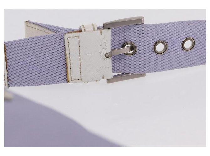 PRADA Schultertasche Nylon Purple Silver Auth mr2990 Silber Lila - Ansicht 9