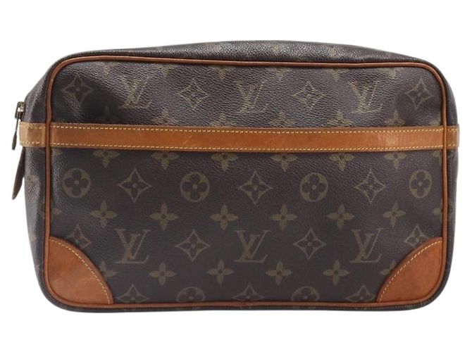 LOUIS VUITTON Monogram Compiegne 28 Clutch Tasche M51845 LV Auth ep15910 Monogramm - Ansicht 13