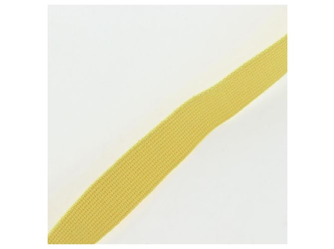 Hermès Borsa a mano HERMES Garden File 28 Canvas 2way Yellow Silver Auth 203841SAV Argento Giallo - vista 11