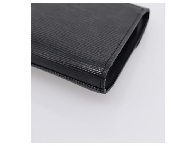 Borsa a pochette LOUIS VUITTON Epi Art Deco Nera M52632 LV Auth bs37127A Nero - vista 15