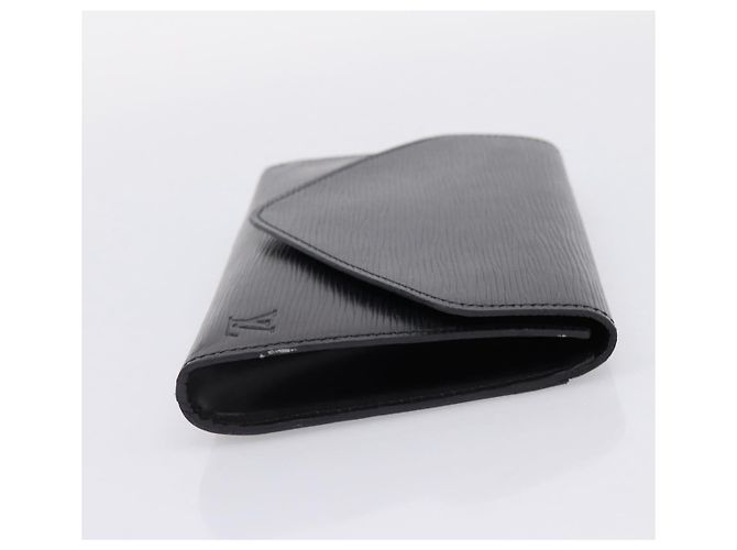 Borsa a pochette LOUIS VUITTON Epi Art Deco Nera M52632 LV Auth bs37127A Nero - vista 4