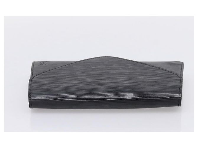 Borsa a pochette LOUIS VUITTON Epi Art Deco Nera M52632 LV Auth bs37127A Nero - vista 5