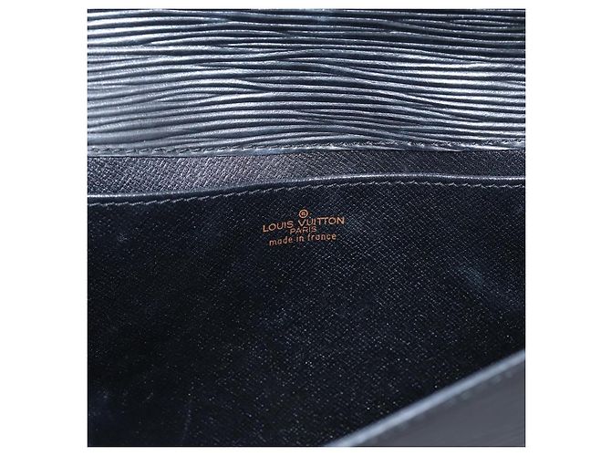 Borsa a pochette LOUIS VUITTON Epi Art Deco Nera M52632 LV Auth bs37127A Nero - vista 8