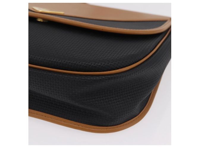 Autre Marque Borsa a tracolla SAINT LAURENT PVC Canvas Black Gold Auth ep16000A Nero D'oro - vista 13